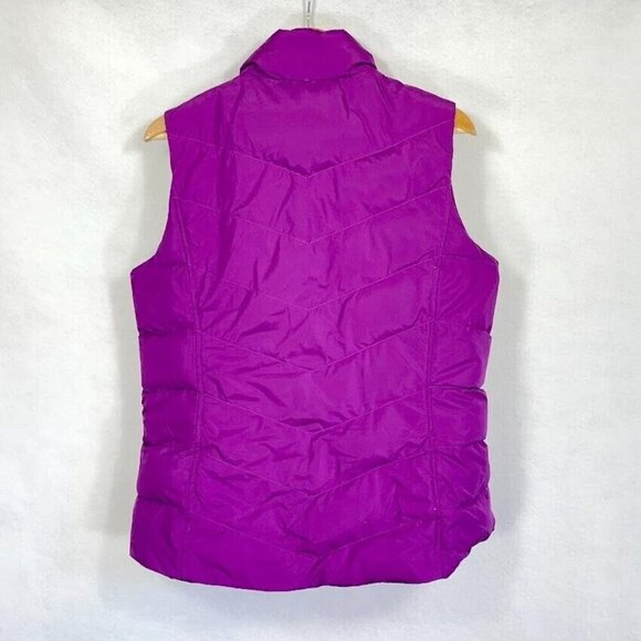 Lands' End Lightweight Puffer Vest Winter Ski Snow Outdoor Preppy Utility Bold M - Picture 2 of 5